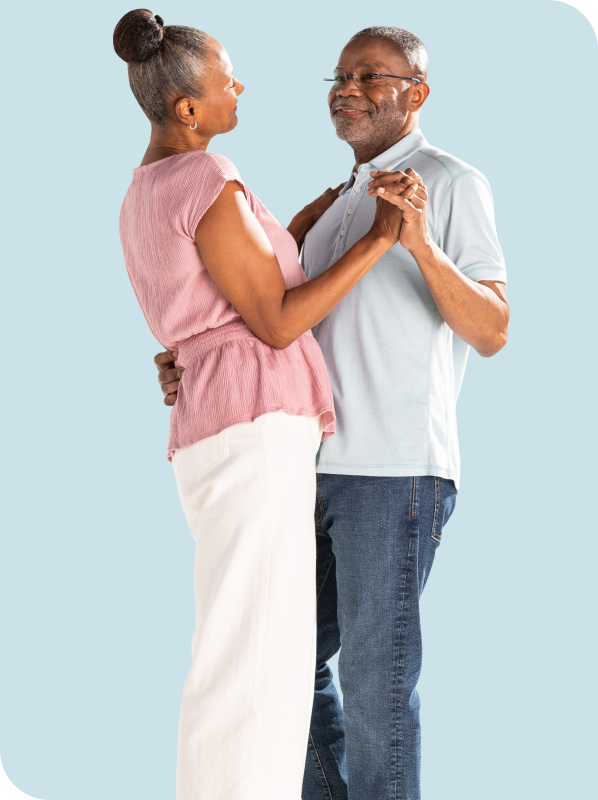 Image of a couple dancing